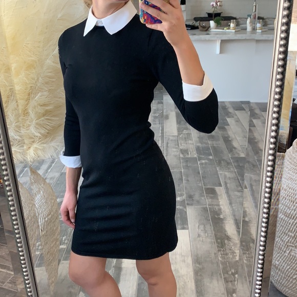 Lauren Ralph Lauren Dresses & Skirts - Ralph Lauren XS black sweater collar dress
